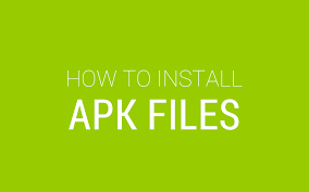 how to install apk files