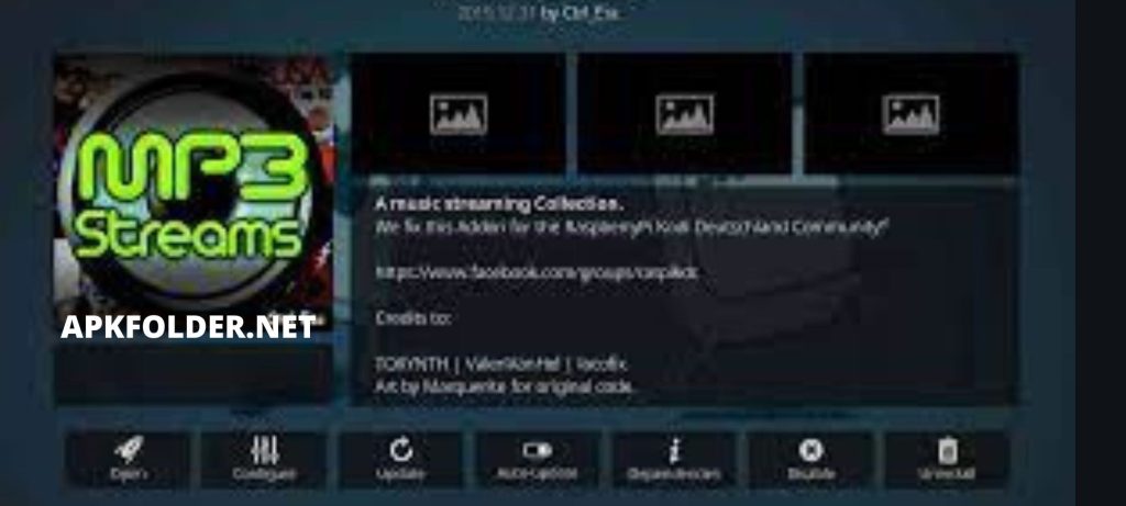 MP3 Stream Kodi Addon