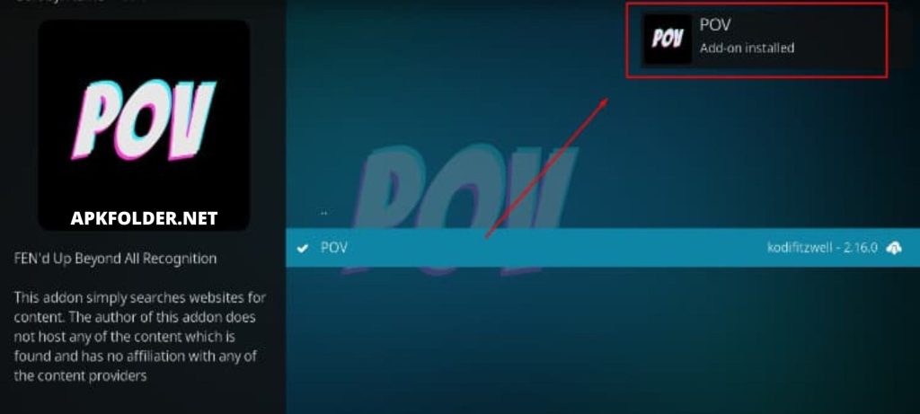 Pov Kodi Addon