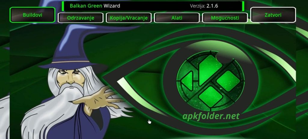 Green wizard