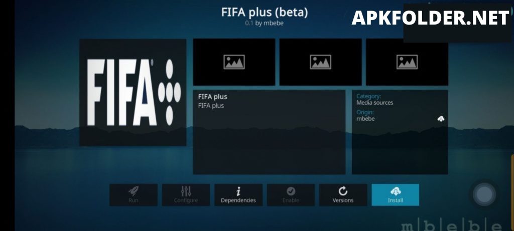 FIFA Plus Kodi Addon
