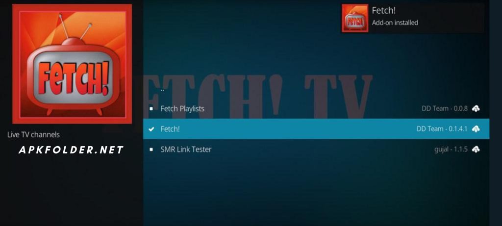 Fetch TV Kodi Addon