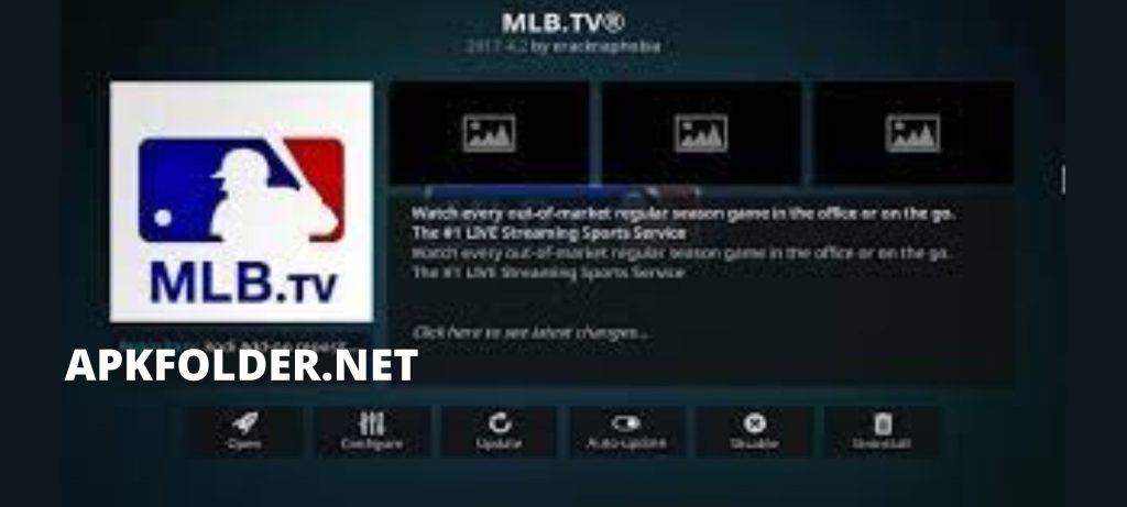 MLB TV Kodi Addon