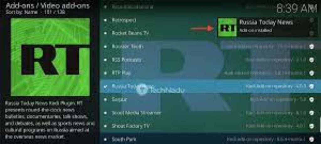 Russian Kodi Addon