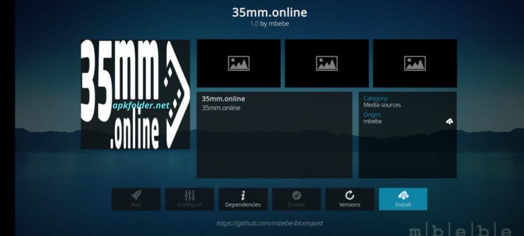 35MM Kodi Addon