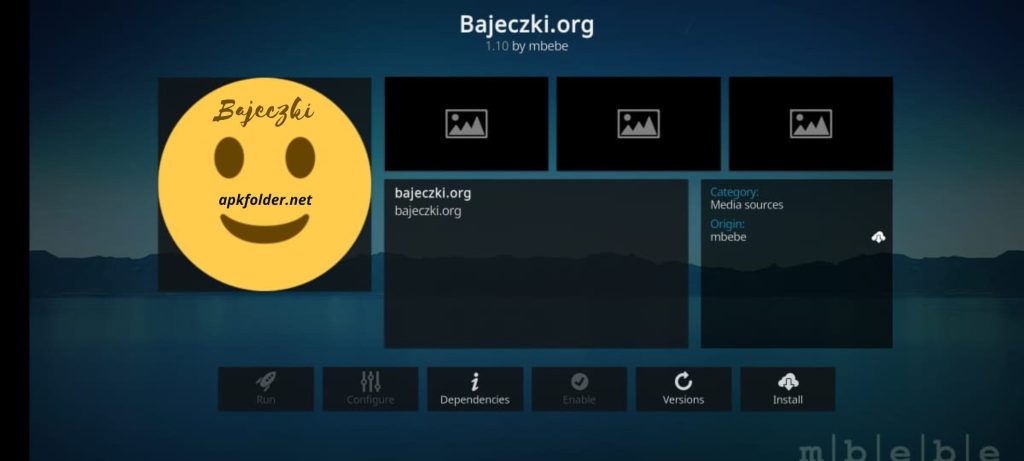 Bajeczki Kodi Addon