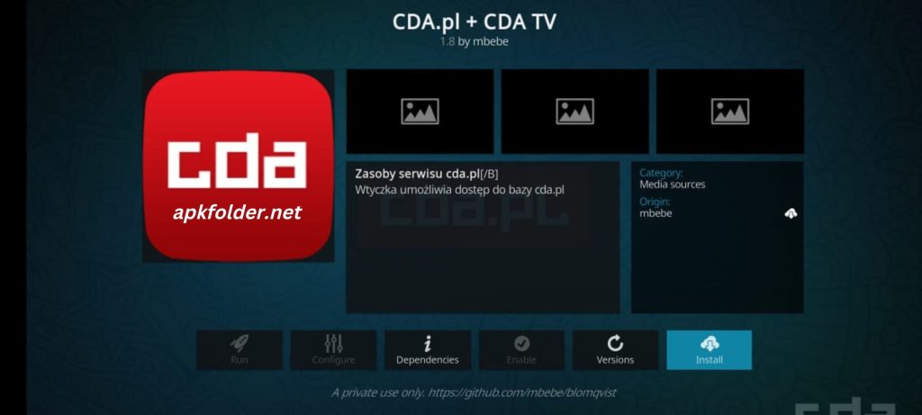 CDA.pl + CDA TV Kodi Addon