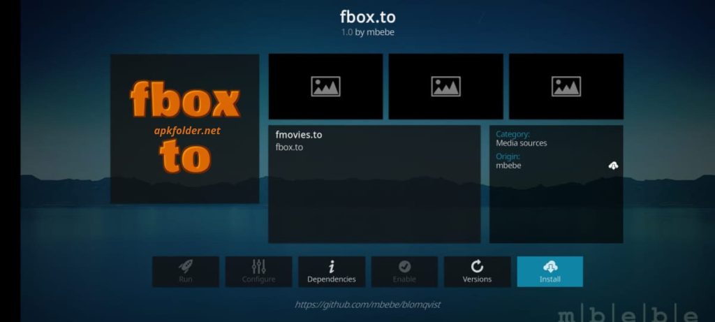 FBox.to Kodi Addon