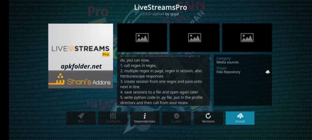 LIVESTREMASPro Kodi Addon