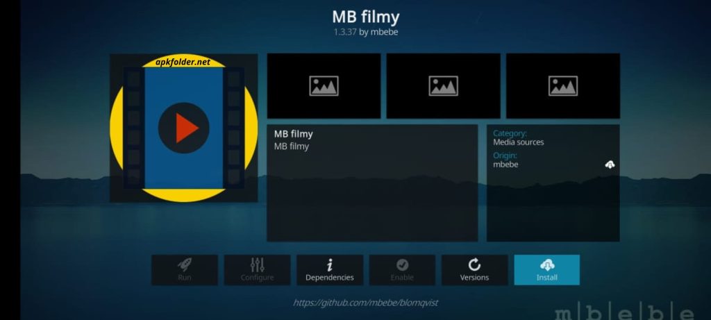 MB Filmy Kodi Addon