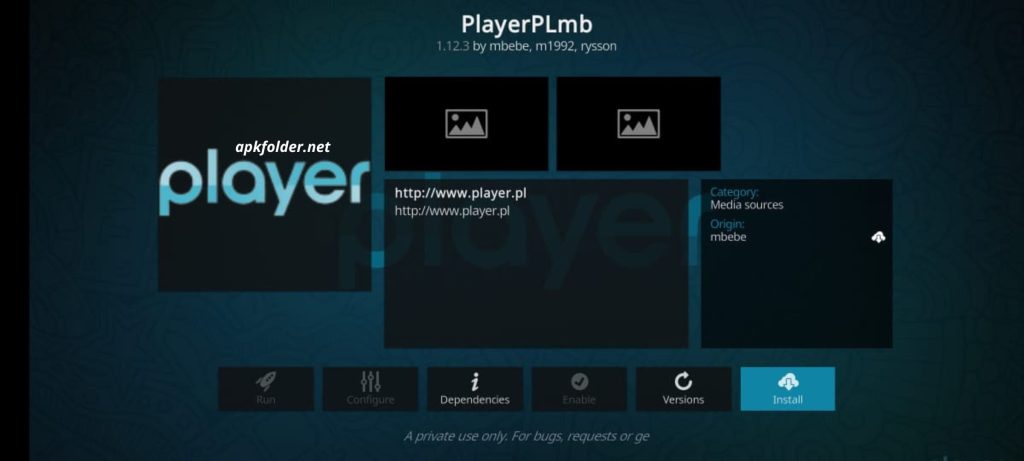 PlayerPLmb Kodi Addon