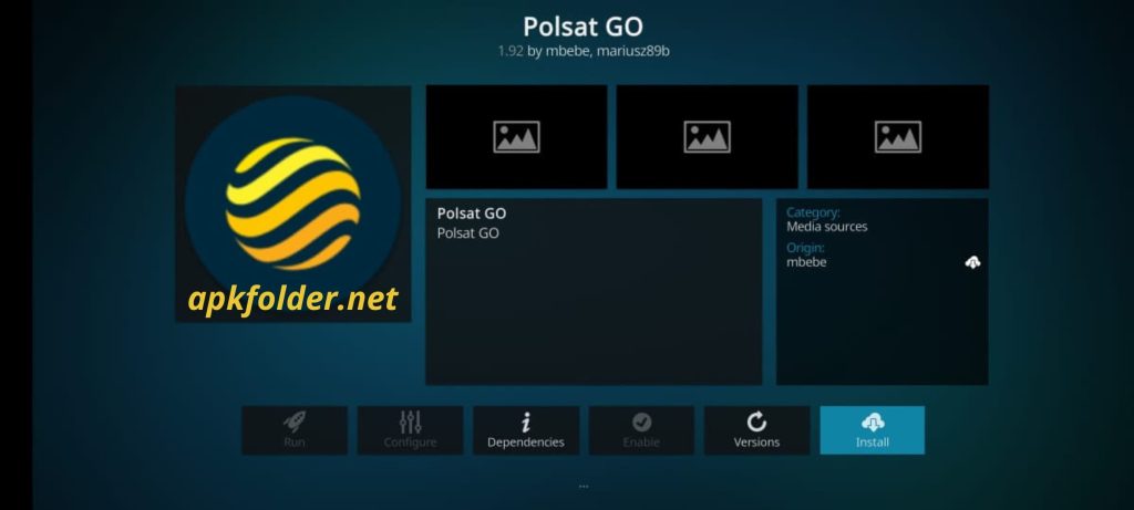 Polsat Go Kodi Addon