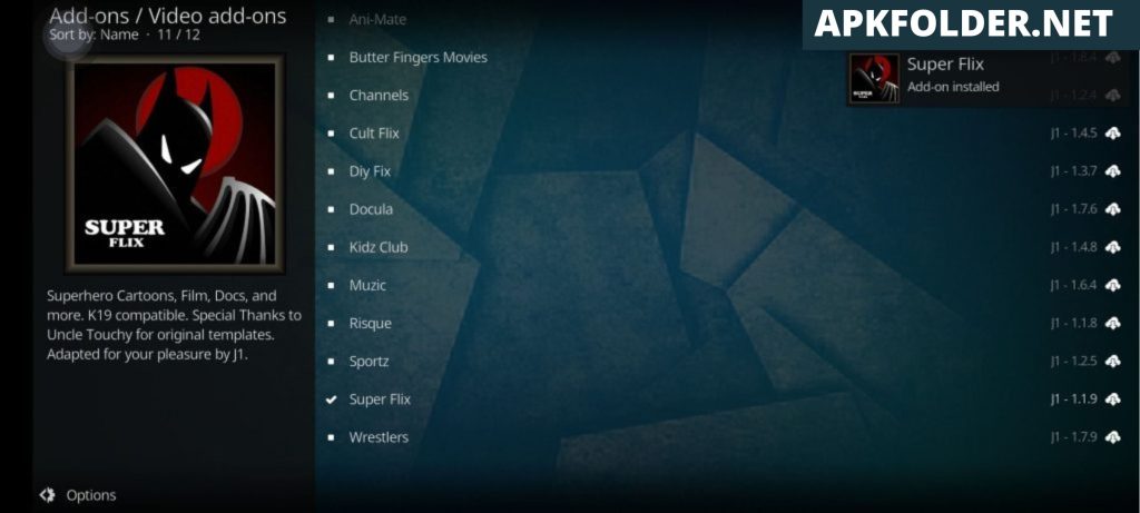 Super Flix Kodi Addon