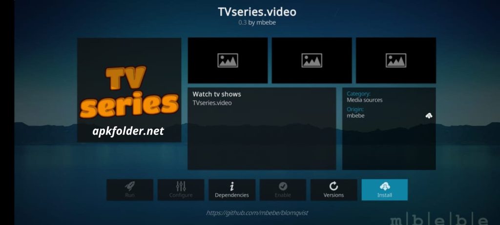 TV Series Kodi Addon