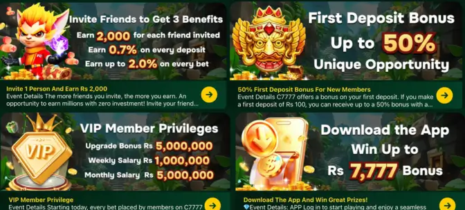 C7777 Bonuses